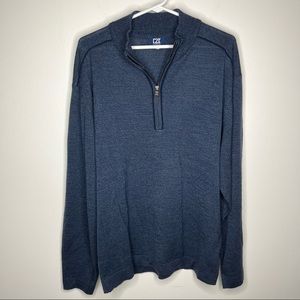 Cutter & Buck Pullover Quarter Zip Sweater